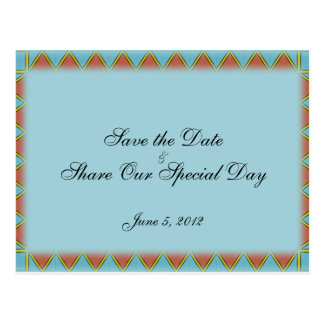 Aztec Save the Date Postcard