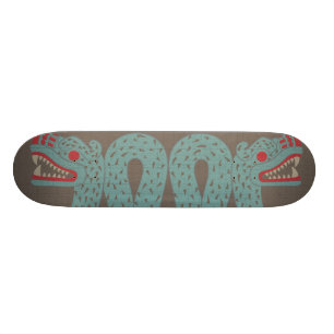 Aztec Serpent Skateboard Deck