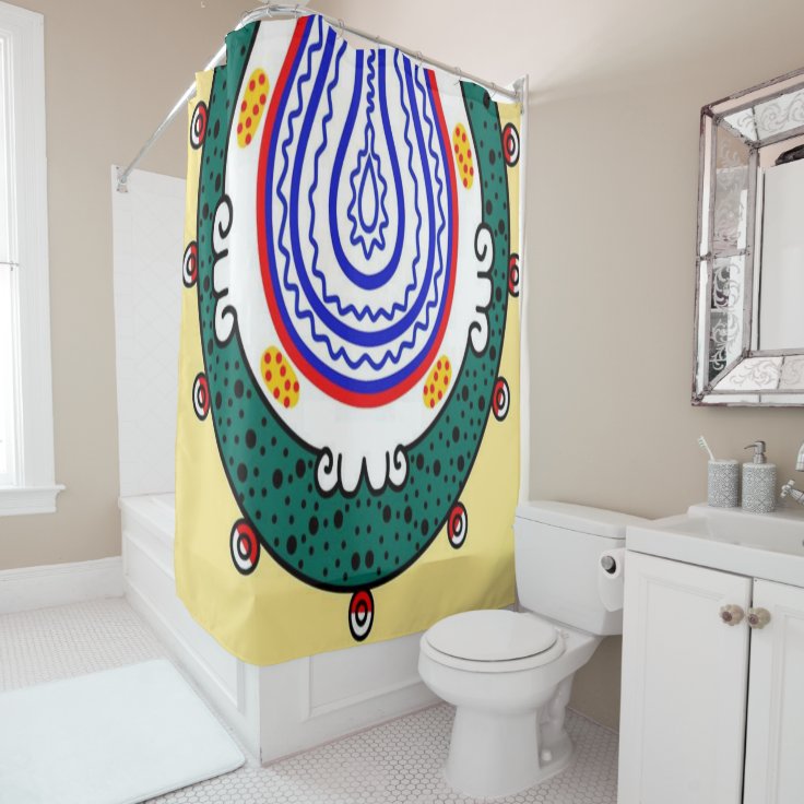 Aztec Shower Curtain | Zazzle
