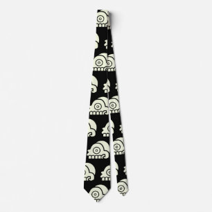 Aztec Skulls Neck Tie