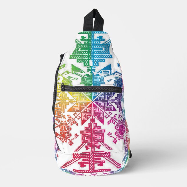 Aztec  sling bag (Front)