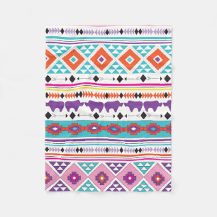 Aztec South West Pattern Fleece Blanket