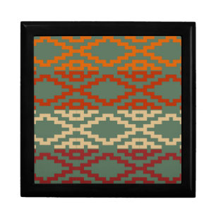 Aztec Southwestern Tribal Diamonds Gift Box