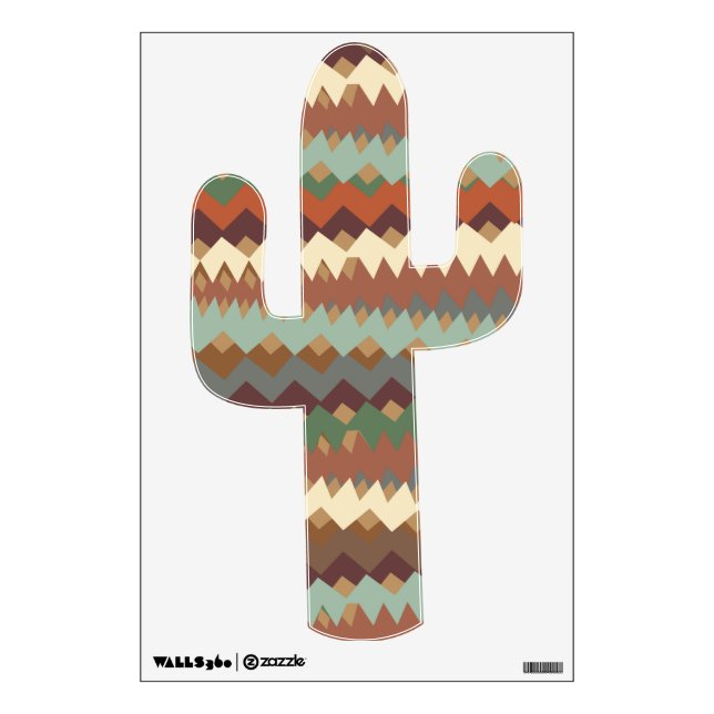 Aztec Stripes Tribal Southwest Camouflage Wall Sticker (Front)