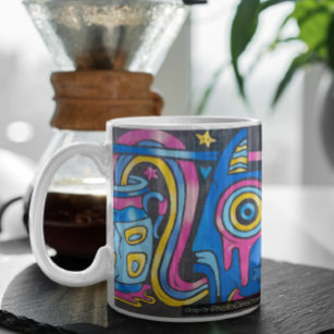 Aztec style design coffee mug