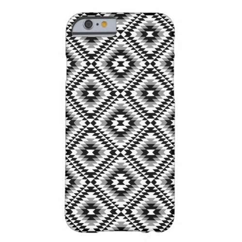 Aztec Stylized BWGray Symbol Pattern Barely There iPhone 6 Case