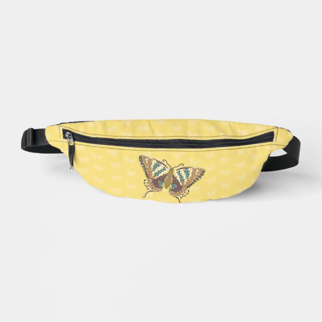 Aztec Swallowtail Fanny Pack (Front)