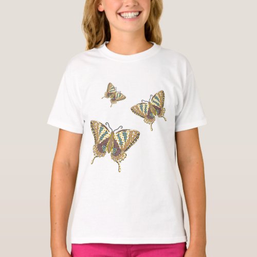 Aztec Swallowtail Kids and Baby Shirt