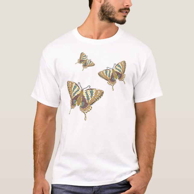 Aztec Swallowtail Men's Shirt (Front)
