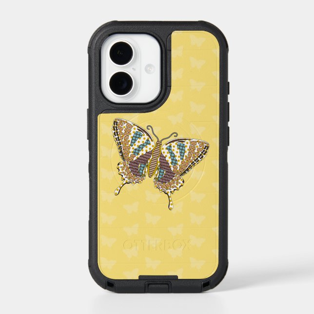 Aztec Swallowtail Otterbox Phone Case (Back)