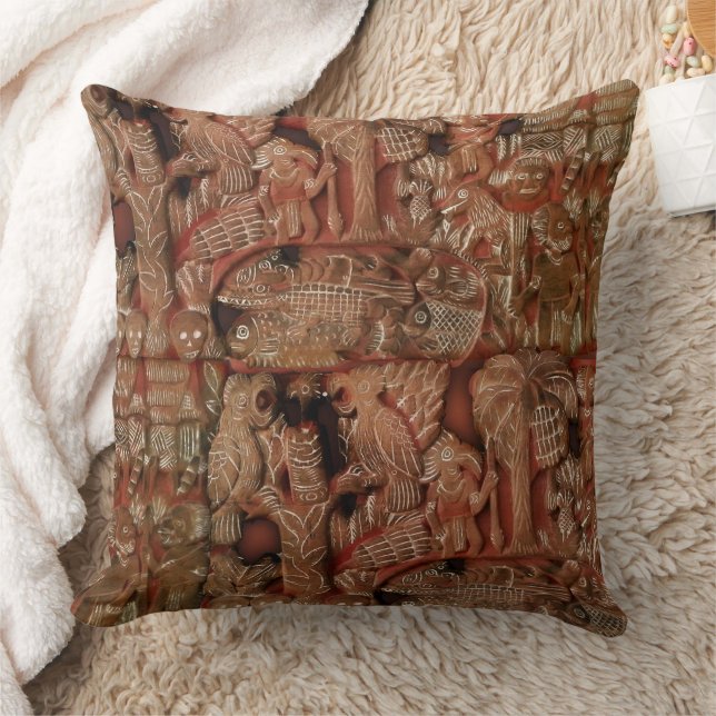Aztec Throw Pillow (Blanket)