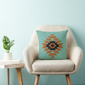 Aztec throw pillow