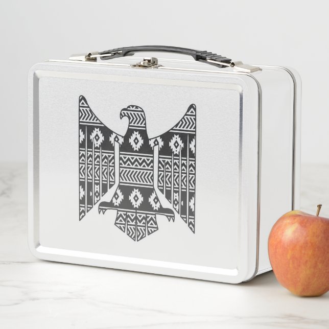 Aztec Thunderbird Metal Lunch Box | Zazzle