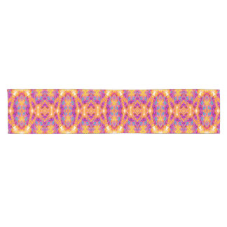 Aztec Totem Pink Yellow Cloth Runner