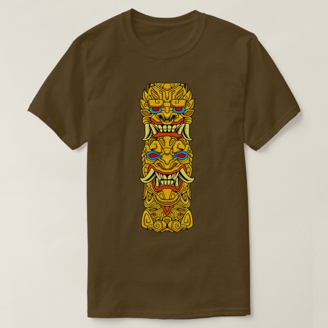Aztec totem T-Shirt (Design Front)
