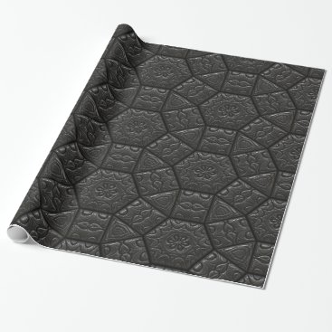 Aztec Tribal Carved Stone Design Wrapping Paper Aztec Tribal Carved Stone Design Wrapping Paper