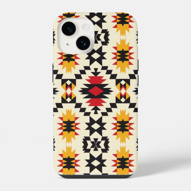Aztec Tribal Design Iphone Case (Back)