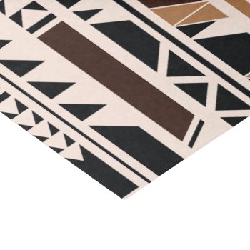 Aztec Tribal Geometric Tissue Paper by dawnfx at Zazzle