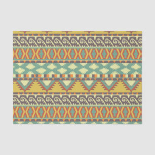 Aztec tribal pattern party tissue paper