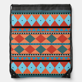 Aztec Tribal Southwestern Drawstring Backpack