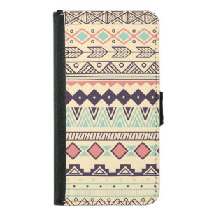 Aztec Tribal Stripes: Vintage Illustration Samsung Galaxy S5 Wallet Case