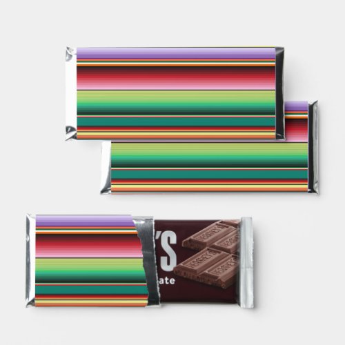 Aztec Tribal Traditional Textile Colorful Linear M Hershey Bar Favors