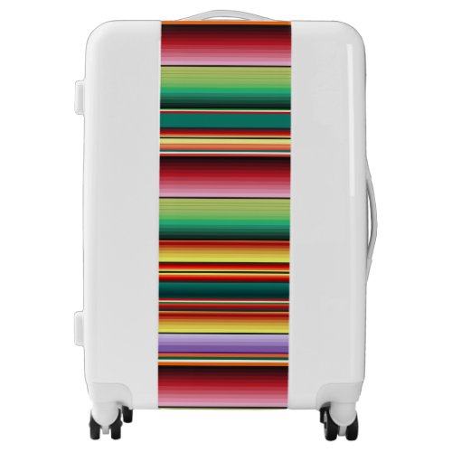 Aztec Tribal Traditional Textile Colorful Linear M Luggage