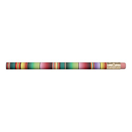 Aztec Tribal Traditional Textile Colorful Linear M Pencil