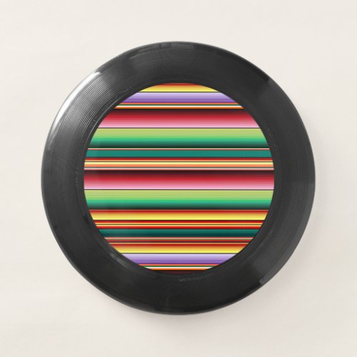 Aztec Tribal Traditional Textile Colorful Linear M Wham_O Frisbee