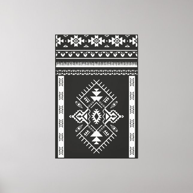 AZTEC TRIBAL - Wrapped Canvas Print (Front)