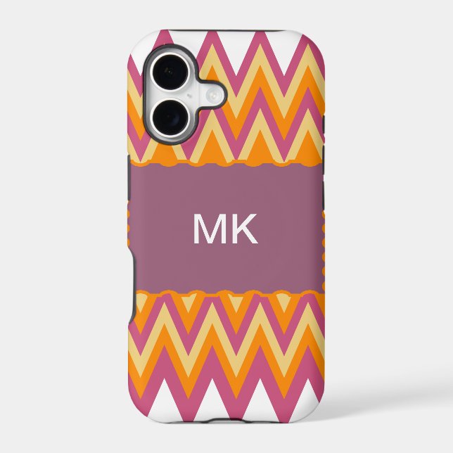 Aztec Tribal ZigZag Iphone Case (Back)