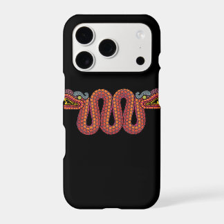 Aztec two headed snake iPhone 17 pro case
