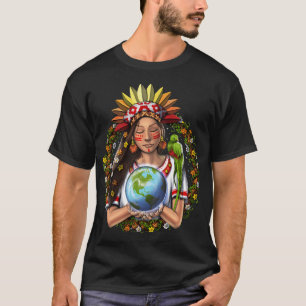 Aztec Warrior Goddess T-Shirt