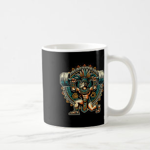 Aztec Warrior Gym Weightlifting Bodybuilding Worko Coffee Mug