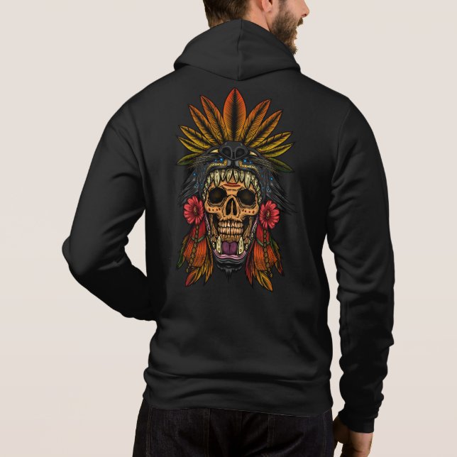 Aztec Warrior Hoodie (Back)