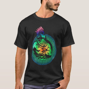 Aztec Warrior King Mexican Native Art Mayans Art T-Shirt