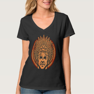 Aztec Warrior King Mexico Native Aztec Mayas 5 T-Shirt
