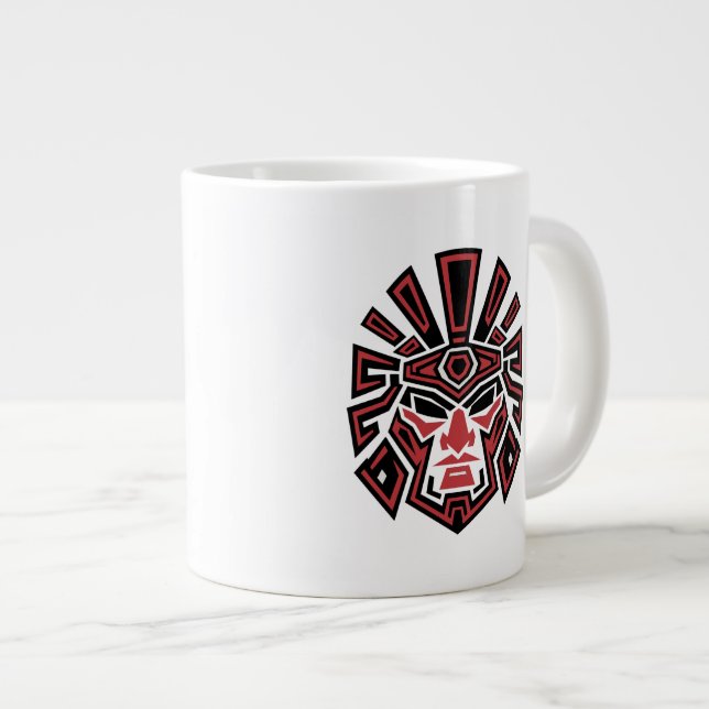 Aztec Warrior Pride 02 Giant Coffee Mug (Front Right)