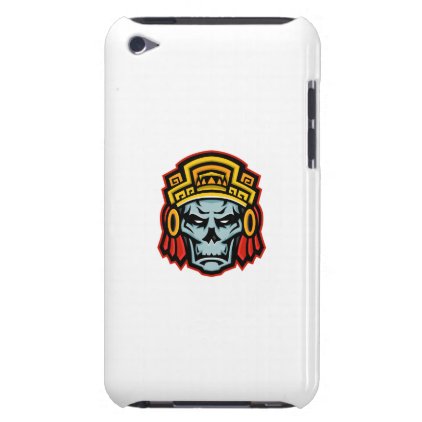 Aztec Warrior Skull Mascot Barely There iPod Case