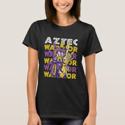 Aztec Warrior Skull Mayan Culture Civilization Gif T_Shirt