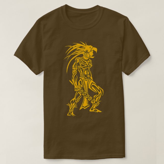 Aztec Warrior  T-Shirt (Design Front)