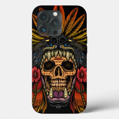 Aztec Warrior Tote Bag iPhone 13 Pro Case
