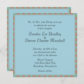 Aztec Wedding Invitation