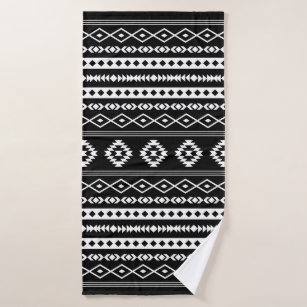 HATESAH Bath Towels Set Soft Highly Absorbent Black White Native American  Tribal Aztec Ethnic Boho Style Towel Set 3 Piece,1 Bath Towel,1 Hand  Towel,1