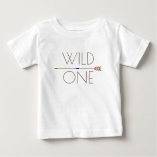 Aztec Wild One First Birthday Baby T-Shirt