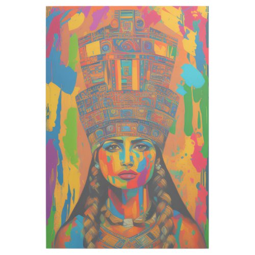 Aztec Woman Art