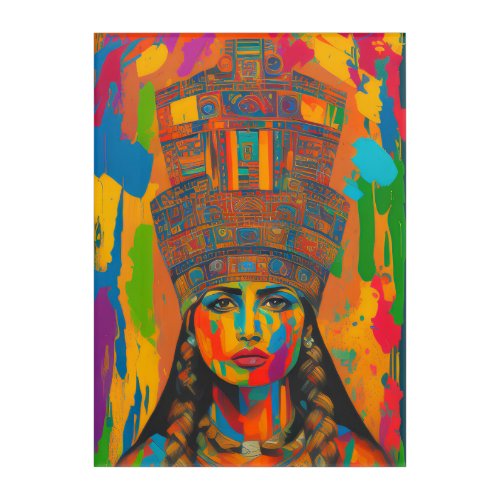 Aztec Woman Art