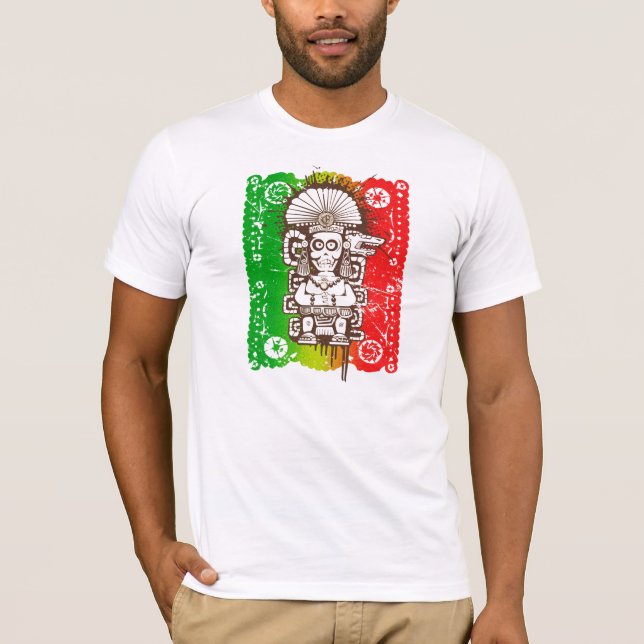 Azteca Shirt Latino Style Camiseta (Front)