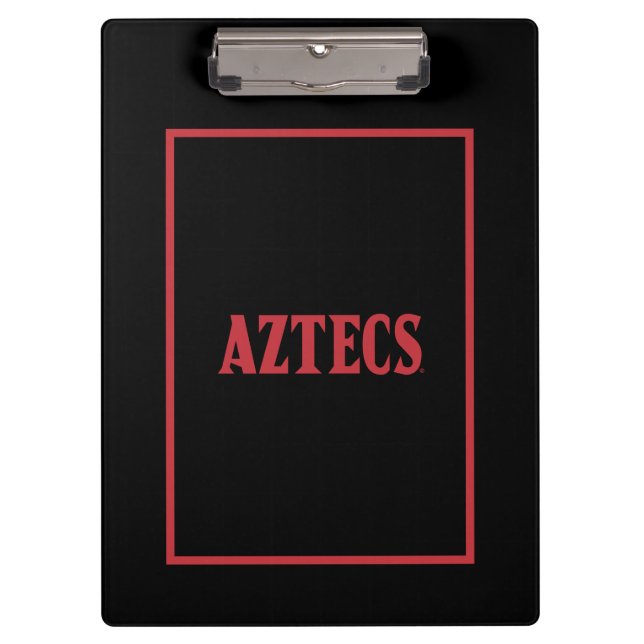 Aztecs Wordmark Clipboard (Front)