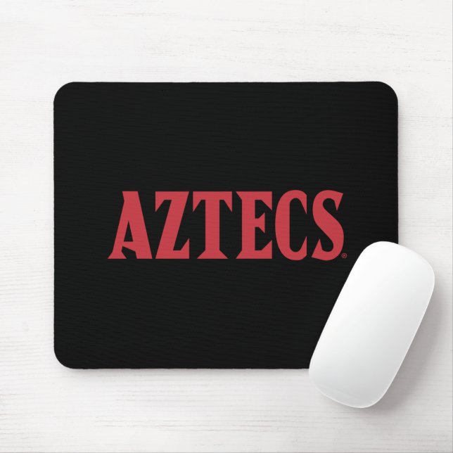 Aztecs Wordmark Mouse Pad (With Mouse)